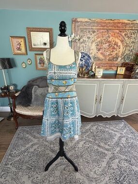 Free People Summer Patchwork Prairie Dress